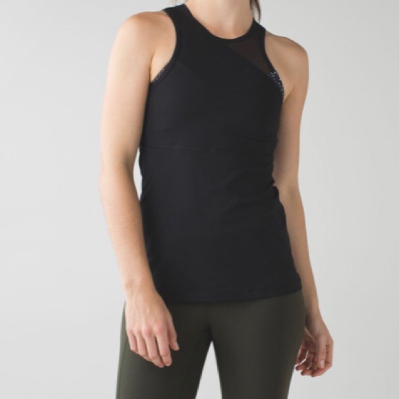 lululemon athletica Tops - Lululemon Meshed Up Tank Size 8